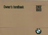 BMW 2002 OWNER'S MANUAL